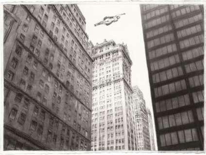 Nicolas de Crecy (Né En 1966) Wonder-Berenice - Quartier des syndicats, un matin de novembre