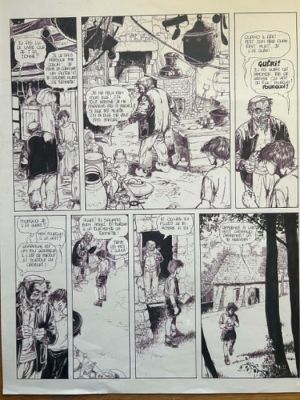 Makyo, Pierre - 1 Original page - Grimion gant de cuir T2, planche 38 - 1985 | Catawiki