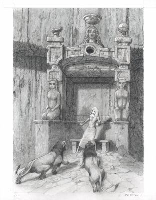Paul & Gaëtan Brizzi | Tristan et Iseult - Illustration originale C21 | Daniel Maghen