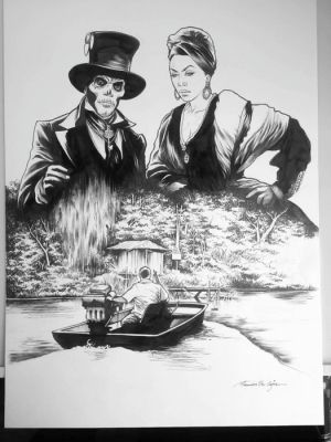 Du Caju, Thomas - 1 Original drawing - Crépuscule Vaudou - Voodoo - 2026 | Catawiki