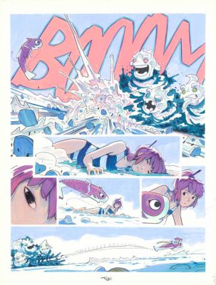 Davide Tosello | Planche originale n°94 - Maison Croa Croa | Daniel Maghen