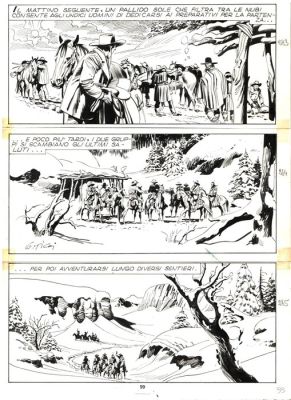 Ticci, Giovanni - 1 Original page - Tex #271 - "Bandoleros!" - 1983 | Catawiki