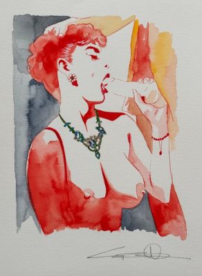 Candita, Giuseppe - 1 Original drawing - G.Candita - La belle époque “ Carmen” - 2026 | Catawiki
