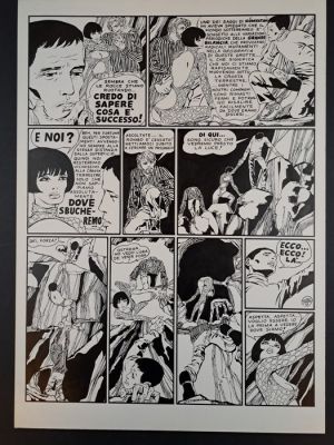 Crepax, Guido - 1 Original page - Valentina - Sotterranei - 1968 | Catawiki