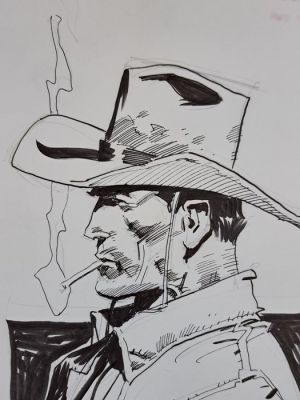 Cestaro, Raul - 1 Original drawing - Tex e IL Ritratto di un Rangeer | Catawiki