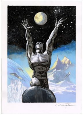 Formosa, Gil - 1 Original colour drawing - The Silver Surfer - World | Catawiki