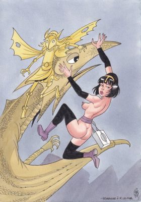 Gürsel, Gürçan - 1 Original colour drawing - Hommage à Leloup - Yoko Tsuno - 2026 | Catawiki
