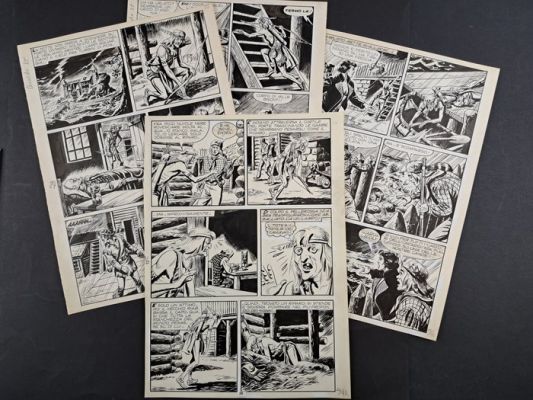 EsseGesse - 4 Original page - Il Comandante Mark - il Totem dei Cayugas - 1973 | Catawiki