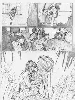 The Theatre Bizarre matita page 10 | Avalon Comic Art