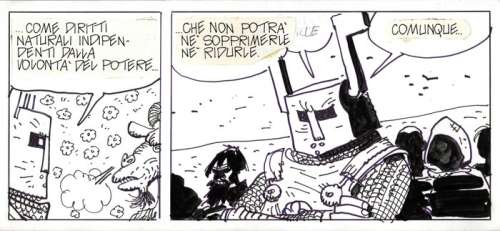 Pratt, Hugo | Original strip  - Corto Maltese  - Le Elvetiche (Rosa Alchemica)  - (1987) | Catawiki