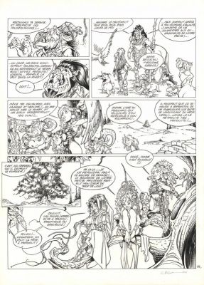 Crisse | Planche originale n°44 - Le Pacte - Atalante | Daniel Maghen