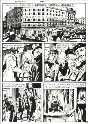 Dotti, Maurizio - 1 Original page - Dampyr #127 - "American Museum" - 2010 | Catawiki