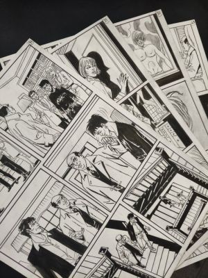 Montanari, Giuseppe - 4 Original page - Dylan Dog - Il Binario Morto | Catawiki