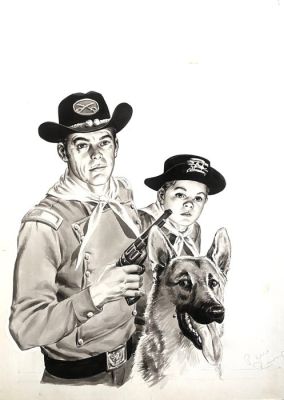Marcello, Carlo Raffaele - 1 Original cover - Rin Tin Tin | Catawiki
