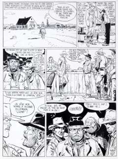 Giraud | Jim Cutlas, planche n°20 Ã  l’encre de Chine de l… | Banque Dessinée
