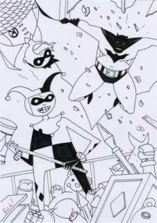 Kundo Krunch - BATMAN, ROBIN, AND HARLEY QUINN Illustration