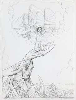 Schuiten | Illustration à l’encre de Chine réalisée à… | Millon