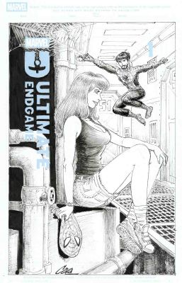 Joaquín Cera | Original cover: Ultimate Endgame #1 – Blank cover edition – Cera | Origin Of Comics