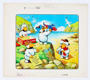 Wombles original front cover artwork by Jesus Biasco for Jack and… | Comic Book Auctions ltd