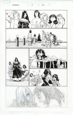 Ramos, Humberto - RUNAWAYS (2008) #6 Interior Page | Metropolis Comics