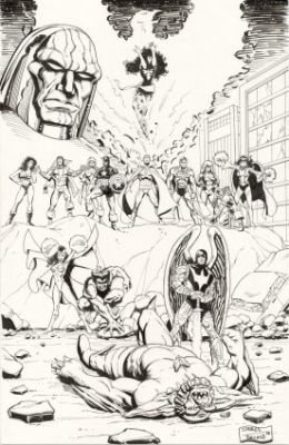 Spears, Mark - JLA/AVENGERS Illustration