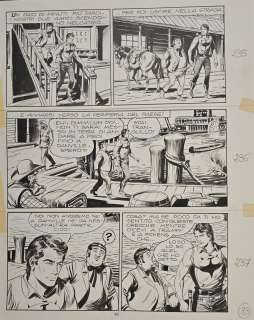 Tavola originale Gallieno Ferri Zagor n. 72 “Terra senza legge” pag. 83 | Venere Comic Art
