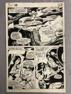 1968 Avengers #59, John Buscema Orig Comic Art Pg | Weiss Auctions