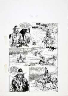 Serpieri, Paolo Eleuteri (1944) | L’homme médecine Encre de Chine pour la planche de cet album paru aux éditions Dargaud... | Coutau Bégarie