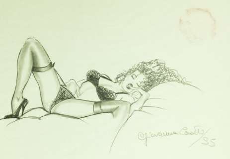 Casotto, Giovanna | original illustration Pin Up (1995) | Catawiki