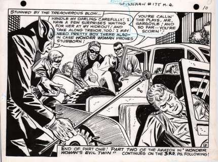 Irv Novick, Mike Esposito - Wonder Woman #175 P 8 Half Splash (Silver Age Wonder Woman, Steve Trevor Defeated!) 1967
