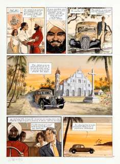 Charles - Lot 385 - India Dreams, planche n°41 à l‘encre de Chine,…