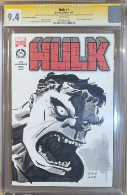 Tim Sale Original Art Sketch 9.4 Hulk Avengers CGC SS Loeb | Raremarq (Buy It Now)