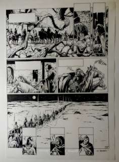 Verhaeghe, Christiaan | Original page (p.20) in ink  - Kronieken der guldensporenslag 3  - Lente  - (1995) | Catawiki