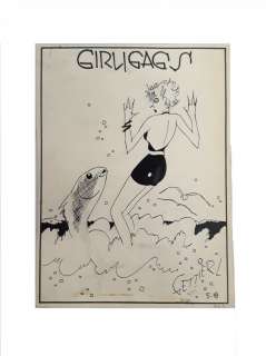 Vintage 1936 Girligags By Clarence Gettier Original Art | Hess Fine Auctions