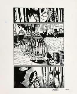 Naifeh (Ted) - Lot 497 - Courtney Crumrin, planche n°21 à l‘encre de…