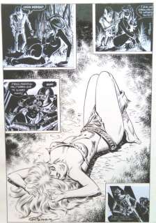 Romero, Enrique Badia | Original Splash page (p.29)  - Axa  - Epilogo  - [ca. 1988] | Catawiki