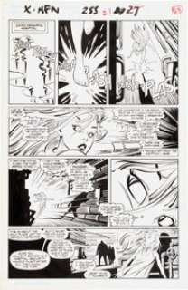 Marc Silvestri and Dan Green Uncanny X-Men  #255 Page 21 Original Art (Marvel, 1989).... | Heritage
