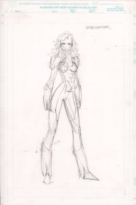 Unknown Artist? | Vindicator From Alpha Flight Pencil Art - Need Info | Anthony’s Comic Book Art