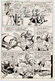 Curt Swan and Frank Chiaramonte Action Comics #514 Page 9 Original Art (DC, 1980). Superman is attacked by his - | Heritage