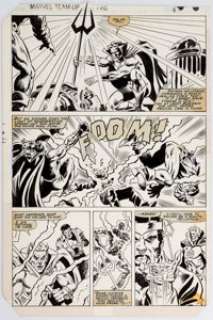 Bob Hall and Mike Esposito Marvel Team-Up #126 Story Page 4 Luke Cage Original Art (Marvel, 1983). For 11 -