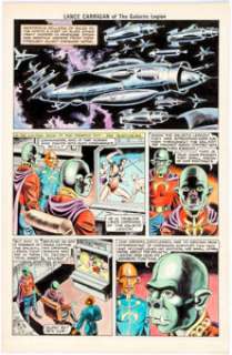 Jay Disbrow Quest Presents: Lance Carrigan of the Galactic Legion #1  Unnumbered Page Original Art (Quest - | Heritage