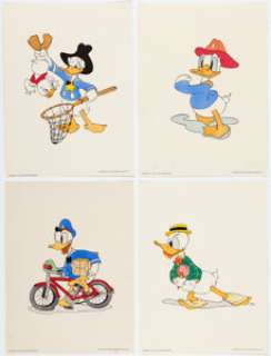 Donald Duck Hand-Painted Portfolio (Walt Disney, 1941). ... | Heritage