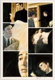 Felipe Echevarria Alfred Hitchcock‘s Psycho Unpublished Page Original Art (Innovation, 1992)....