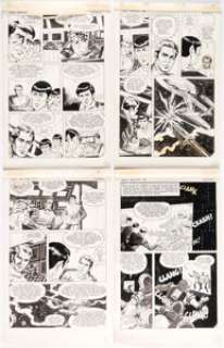 Star Trek: The Robot Masters [Book and Record Set] #PR46 Pages 5-8 Original Art and Stat Pages Group of 24 - | Heritage