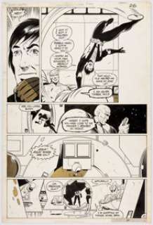 Keith Giffen and Dave Hunt The Legion of Super-Heroes #295 Story Page 21 Timber Wolf and Bloc Original Art (DC Com... | Heritage