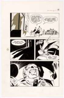 Neal Adams and Dick Giordano Batman: Stacked Cards [Book and Record Set] #PR27 Page 10 Original Art (Power Records... | Heritage