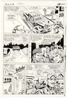 Dick Ayers and Frank Giacoia Sgt. Fury #19 Story Page 8 Original Art (Marvel, 1965).... | Heritage