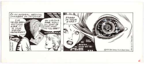 Russ Manning Star Wars Daily Comic Strip Original Art dated 10-20-79 (L.A. Times Syndicate, 1979).... | Heritage