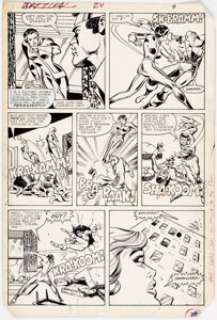 Frank Springer and Vince Colletta Dazzler #24 Page 9 Original Art (Marvel, 1983).... | Heritage