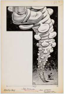 Virgil Finlay Amazing Stories: "Boarding Party" Illustration Original Art (Ziff-Davis Fiction Group, 1963). - | Heritage